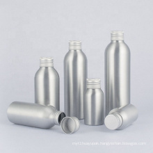 Custom Durable Using Silver Bottle Refillable Cosmetic Misting Spray Empty Aluminium Bottle 100ml